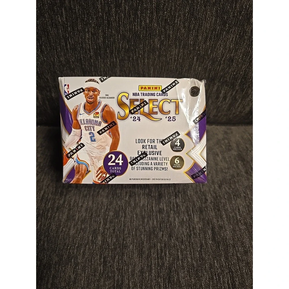 2024-25 Panini Select Basketball Blaster Box NBA Trading Cards With Prizms
